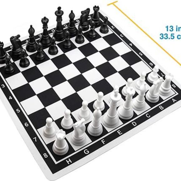 Pagos Chess Set - Portable Travel Chess Board Game - Picture 3 of 7
